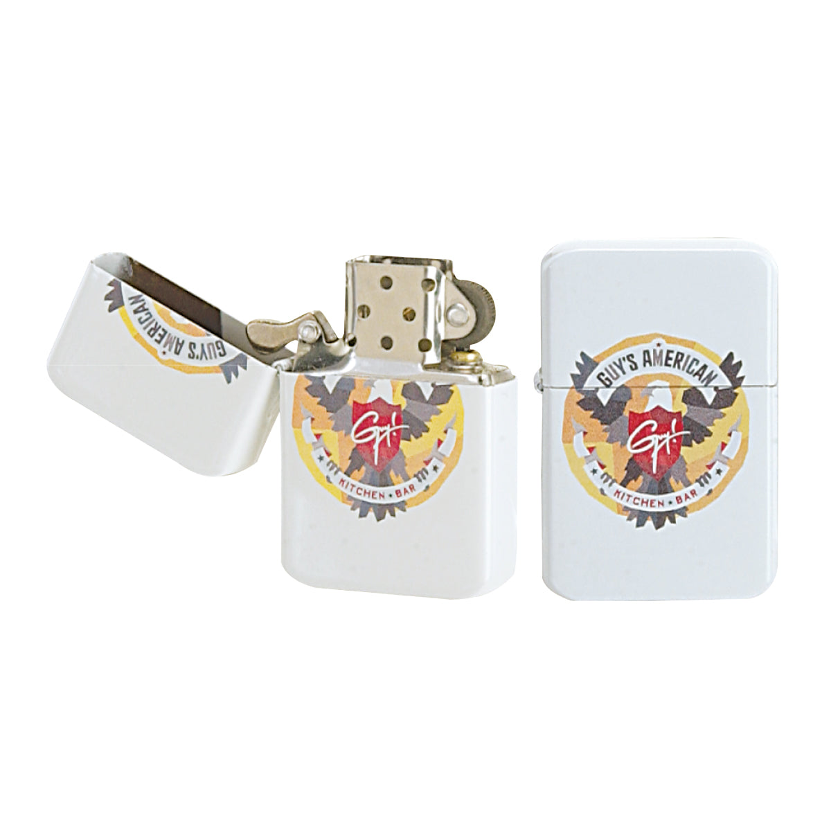 OIL FLIP TOP WICK STYLE LIGHTER (WITHOUT OIL) W/4 COLOR PROCESS (VERSAPRINT™)