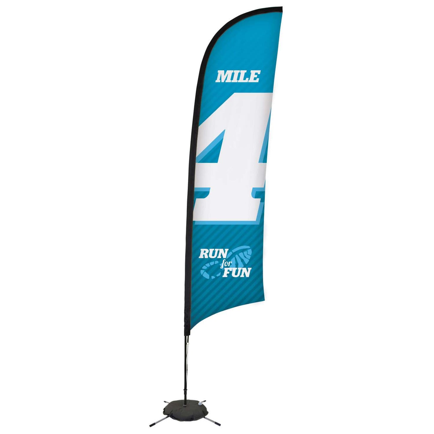 Razor Sail Sign Banner-13 Ft. (Single Sided)