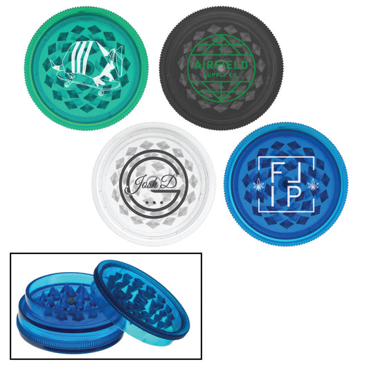 PLASTIC TOBACCO HERB AND SPICES GRINDER