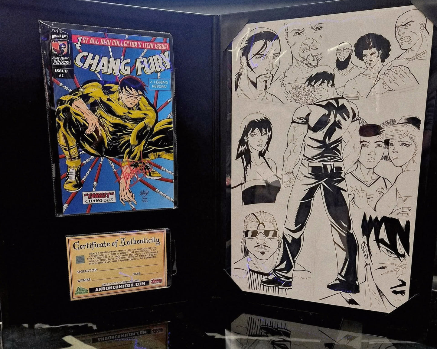 Chang Fury Collector's Edition Folio with COA