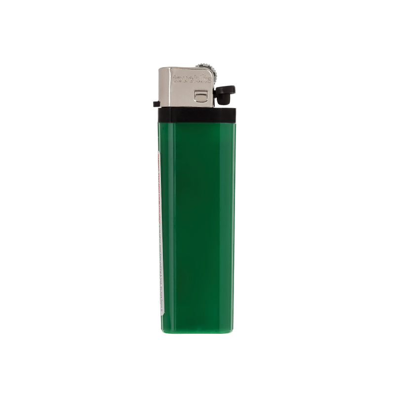 SOLID COLORED STANDARD FLINT CIGARETTE LIGHTER