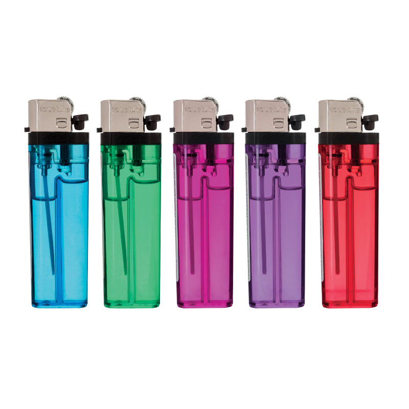 TRANSPARENT STANDARD FLINT CIGARETTE LIGHTER